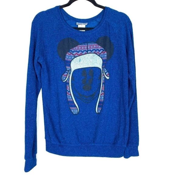 Disney Parks Mickey Mouse Pullover Crewneck Top - Picture 1 of 4